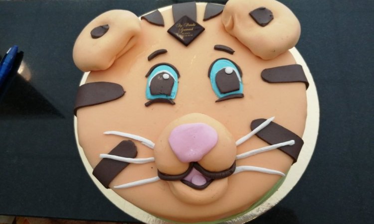 wedding cake anniversaire tigre